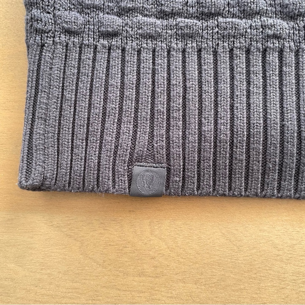 Lululemon Texture Play Crew Sweater Cadet Blue - Picture 7 of 11